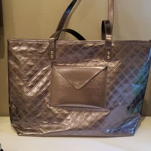 Metallic Tote